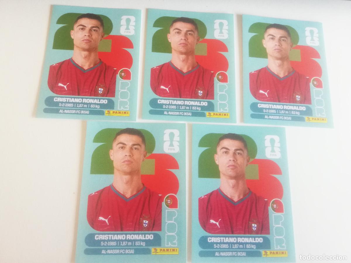 Cromos de F&uacute;tbol: Cristiano Ronaldo (x5) Por15 Mundial 2026 Sticker