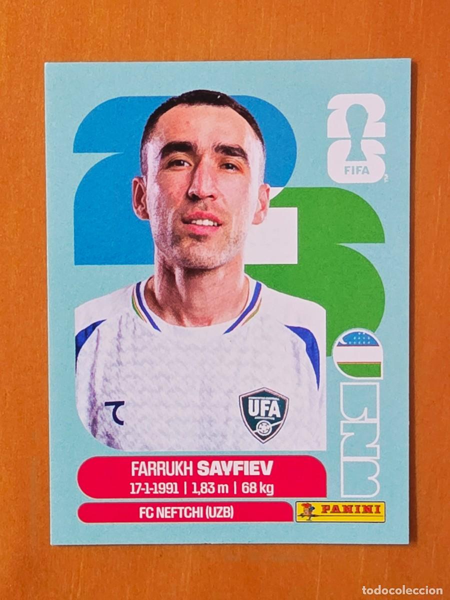 Cromos de F&uacute;tbol: UZB 3 Farrukh Sayfiev, Uzbekist&aacute;n, Panini FIFA World Cup Mundial 2026 Sticker