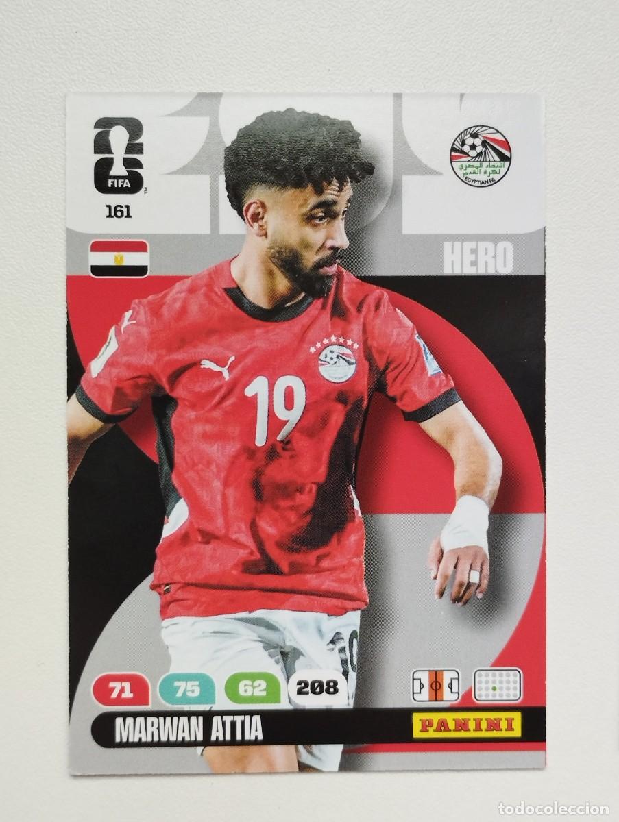 Cromos de F&uacute;tbol: CROMO CARD ADRENALYN MUNDIAL WORLD CUP 2026 HERO 161 MARWAN ATTIA