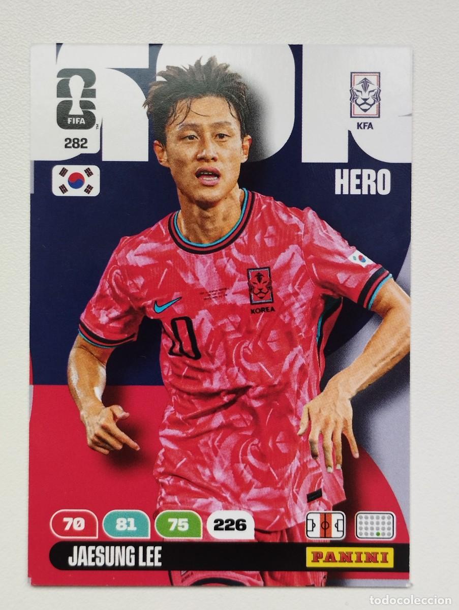 Cromos de F&uacute;tbol: CROMO CARD ADRENALYN MUNDIAL WORLD CUP 2026 HERO 282 JAESUNG LEE COREA DEL SUR