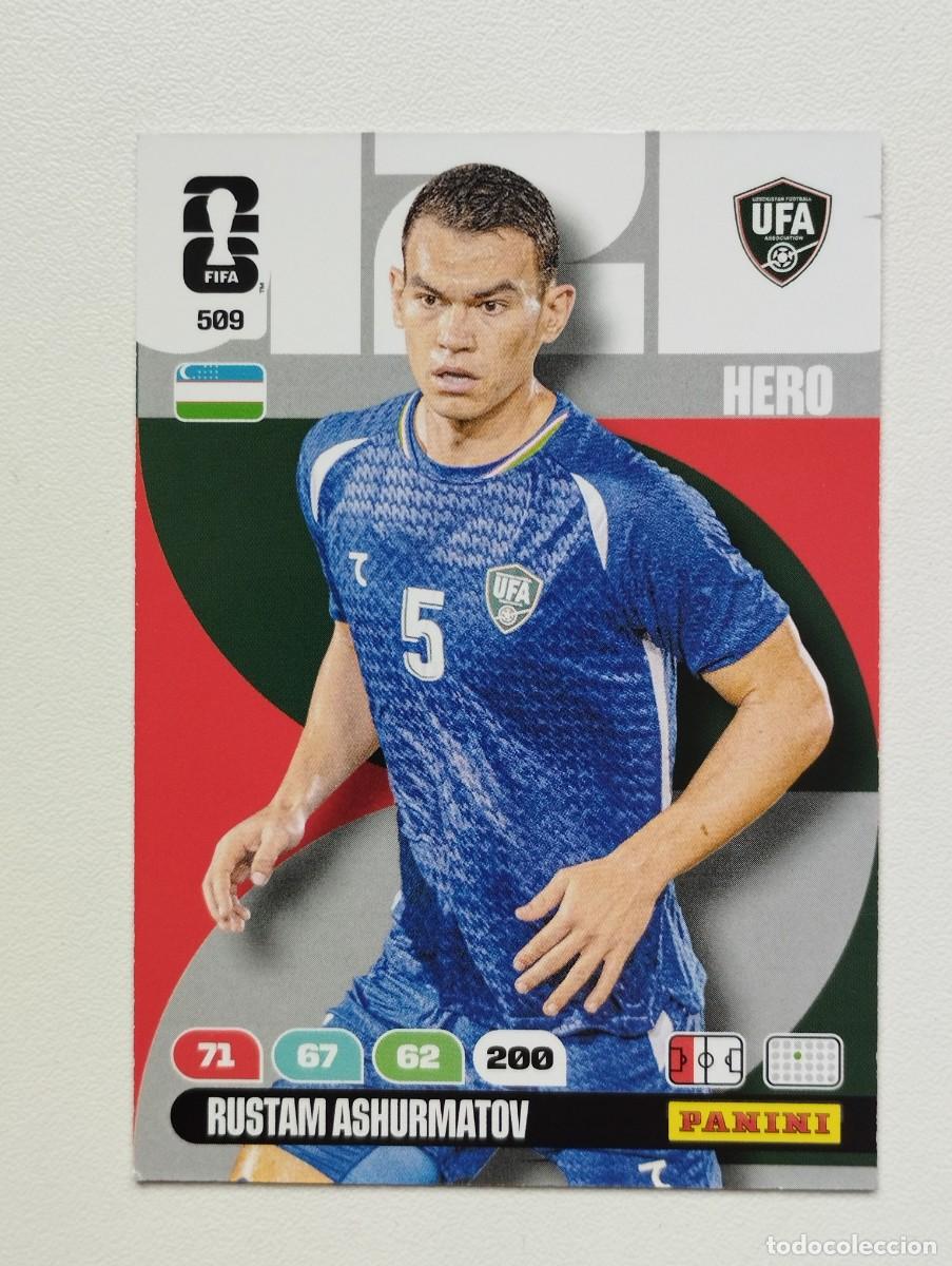 Cromos de F&uacute;tbol: CROMO CARD ADRENALYN MUNDIAL WORLD CUP 2026 HERO 509 RUSTAM ASHURMATOV UZBEKISTAN