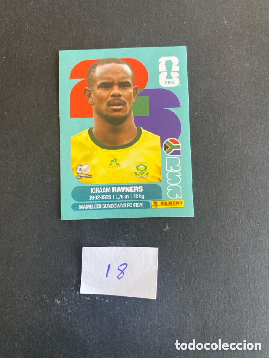 Cromos de F&uacute;tbol: Cromo Sud&aacute;frica Mundial 26 N* 18 nuevo