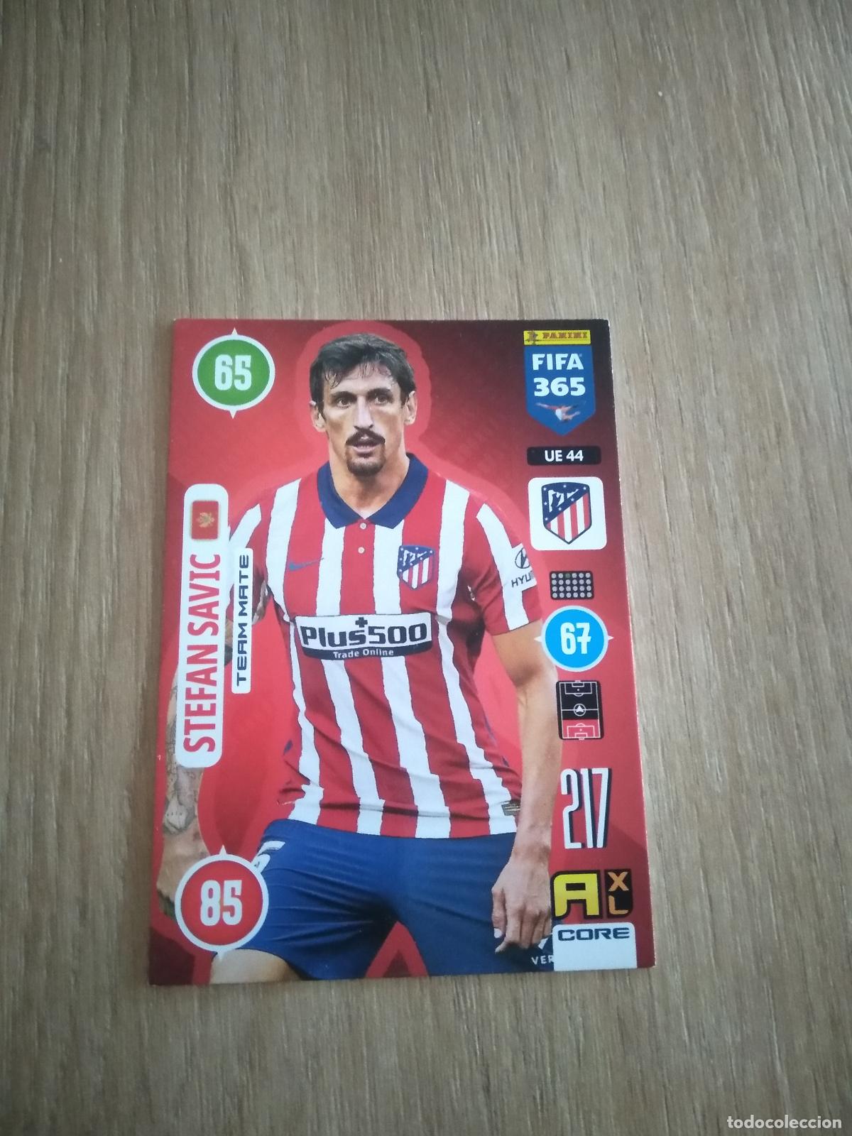 Cromos de F&uacute;tbol: UE 44 SAVIC ATLETICO DE MADRID CROMO FUTBOL PANINI ADRENALYN 20-21 FIFA 365 2020-2021