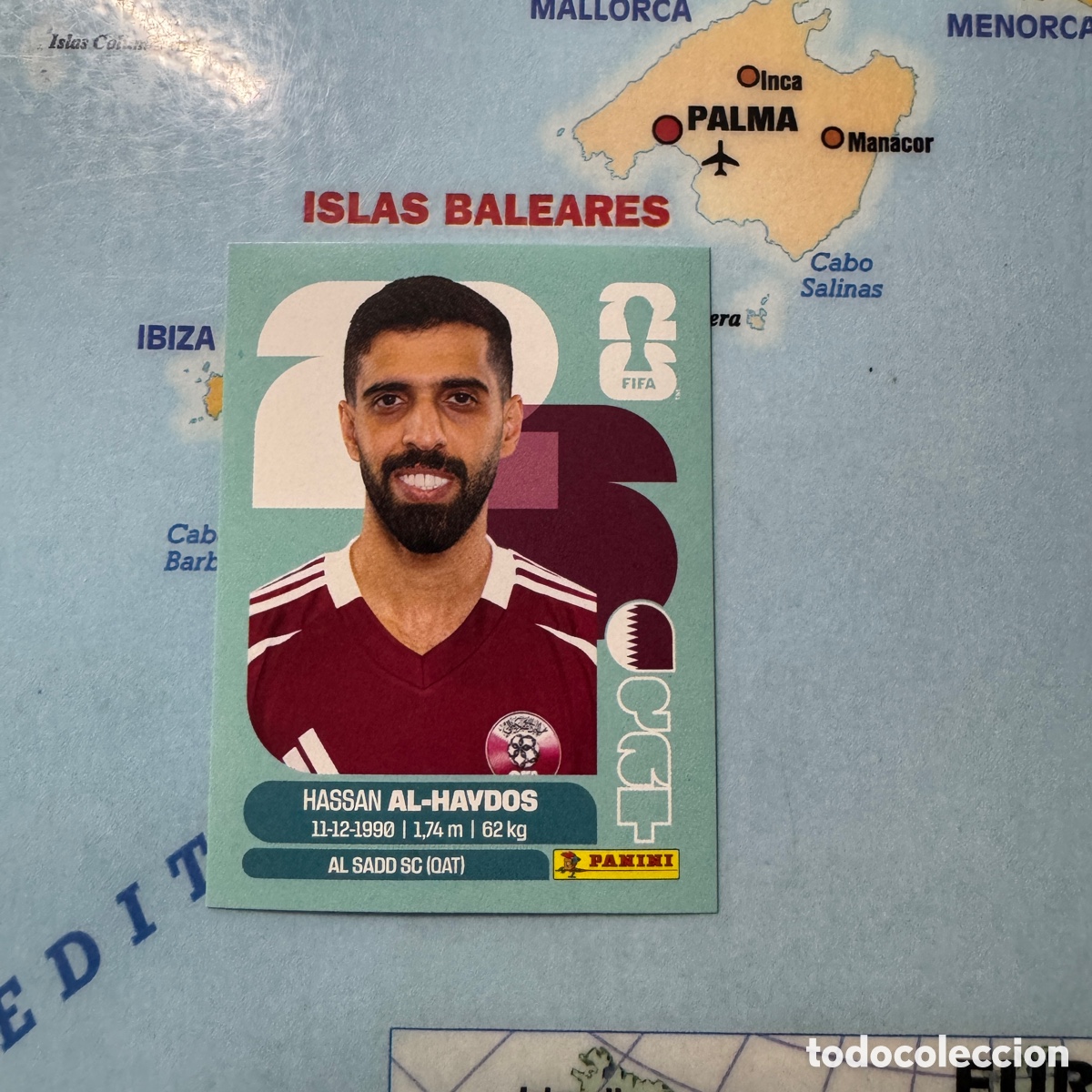 Cromos de F&uacute;tbol: Qatar numero 16 cromo panini Mundial Fifa World Cup 2026