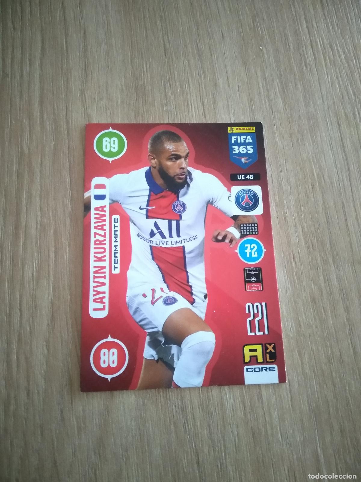 Cromos de F&uacute;tbol: UE 48 KURZAWA PARIS SAINT GERMAIN CROMO FUTBOL PANINI ADRENALYN 20-21 FIFA 365 2020-2021