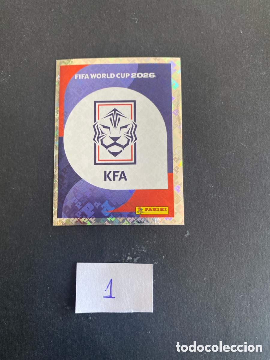 Cromos de F&uacute;tbol: Cromo Korea Mundial 26 N* 1 nuevo