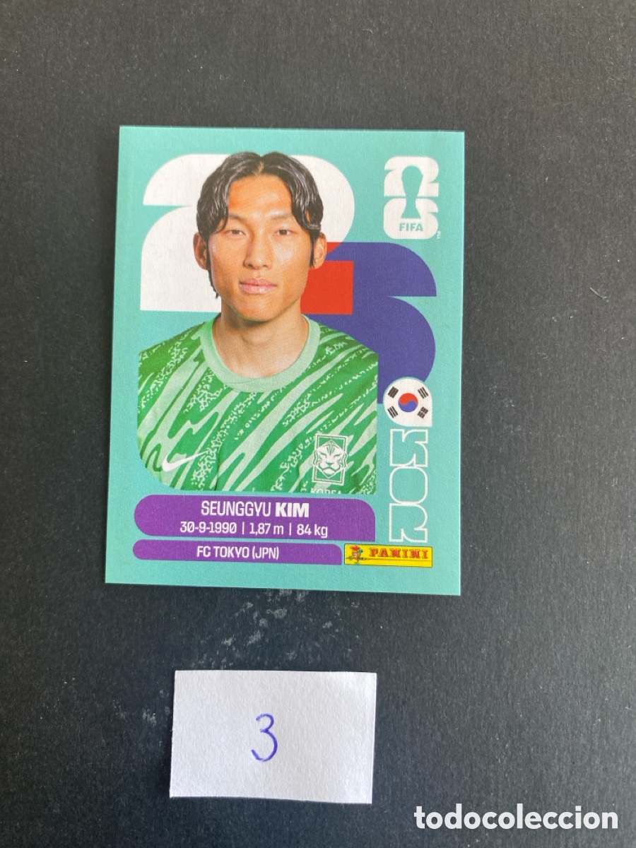Cromos de F&uacute;tbol: Cromo Korea Mundial 26 N*4 nuevo