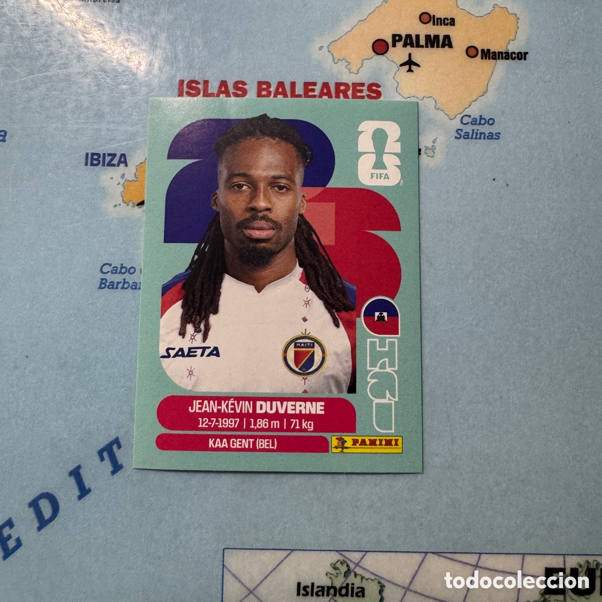 Cromos de F&uacute;tbol: Haiti n&uacute;mero 5 cromo panini Mundial Fifa World Cup 2026