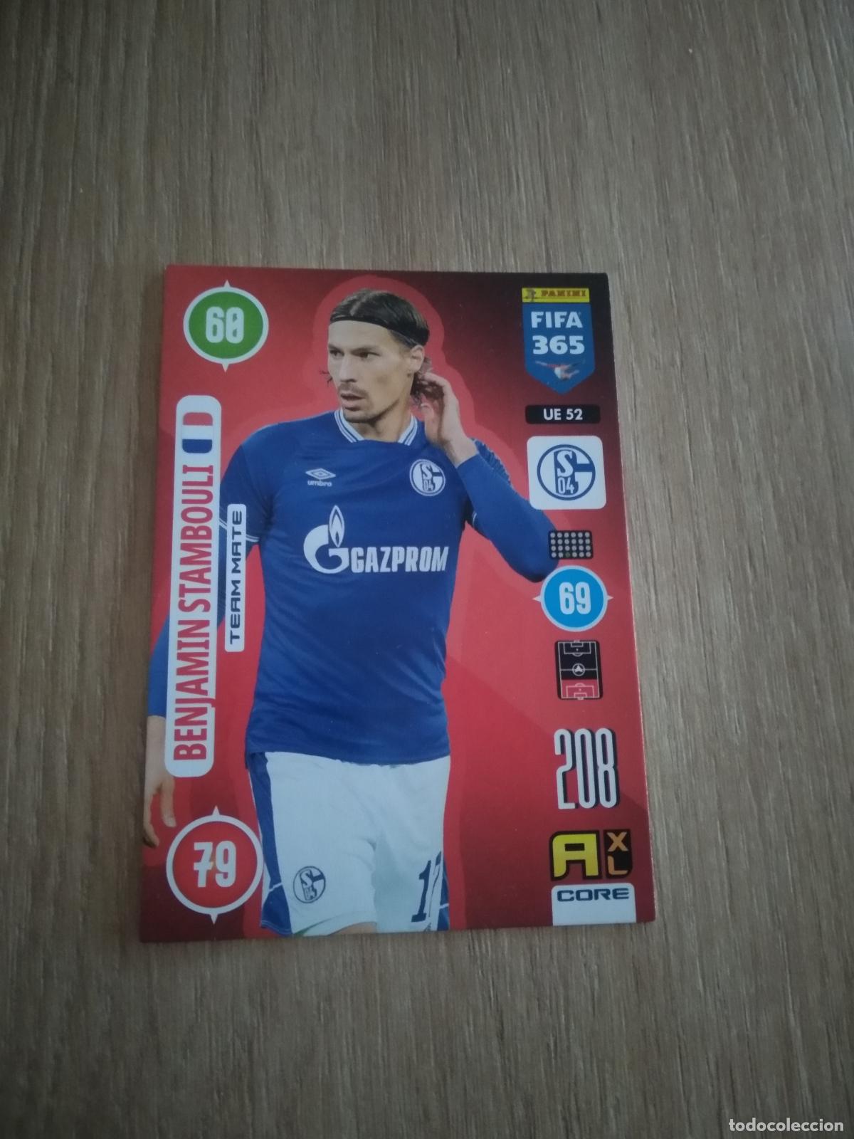 Cromos de F&uacute;tbol: UE 52 STAMBOULI SCHALKE 04 CROMO FUTBOL PANINI ADRENALYN 20-21 FIFA 365 2020-2021
