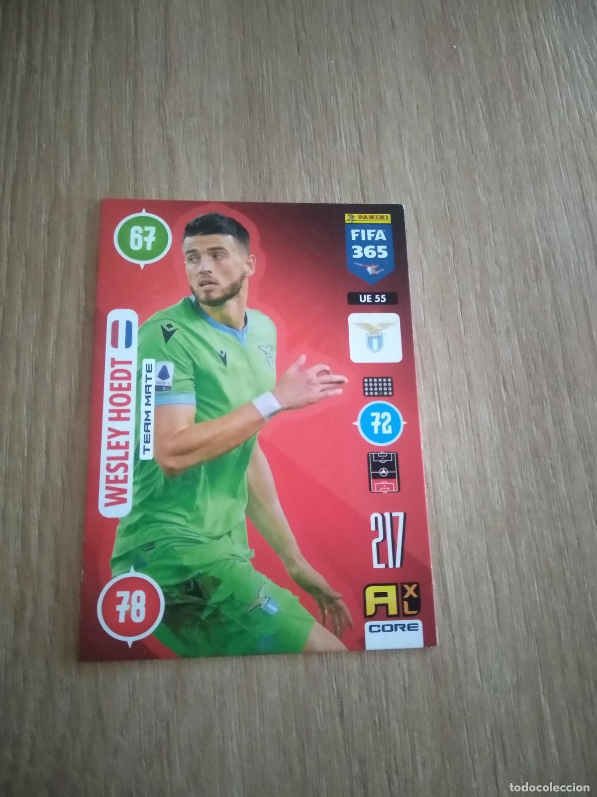 Cromos de F&uacute;tbol: UE 55 WESLEY HOEDT LAZIO CROMO FUTBOL PANINI ADRENALYN 20-21 FIFA 365 2020-2021