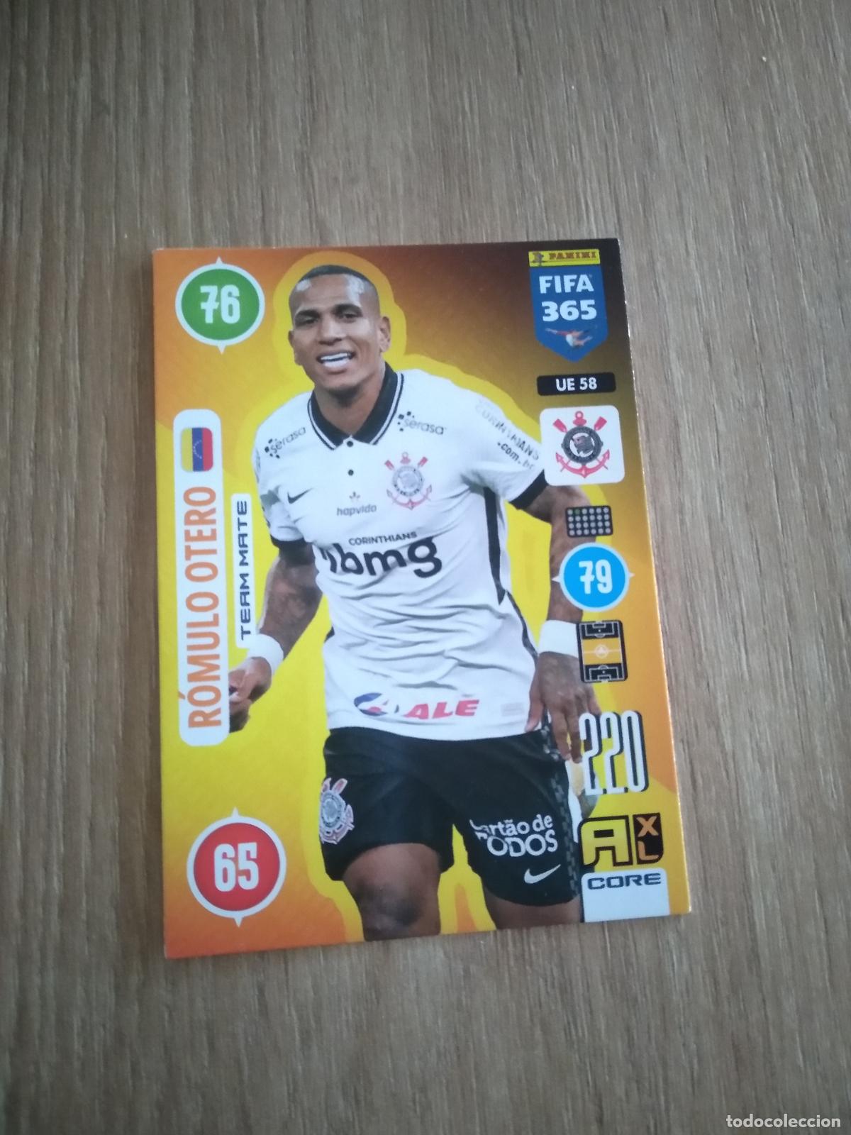 Cromos de F&uacute;tbol: UE 58 ROMULO OTERO CORINTHIANS CROMO FUTBOL PANINI ADRENALYN 20-21 FIFA 365 2020-2021
