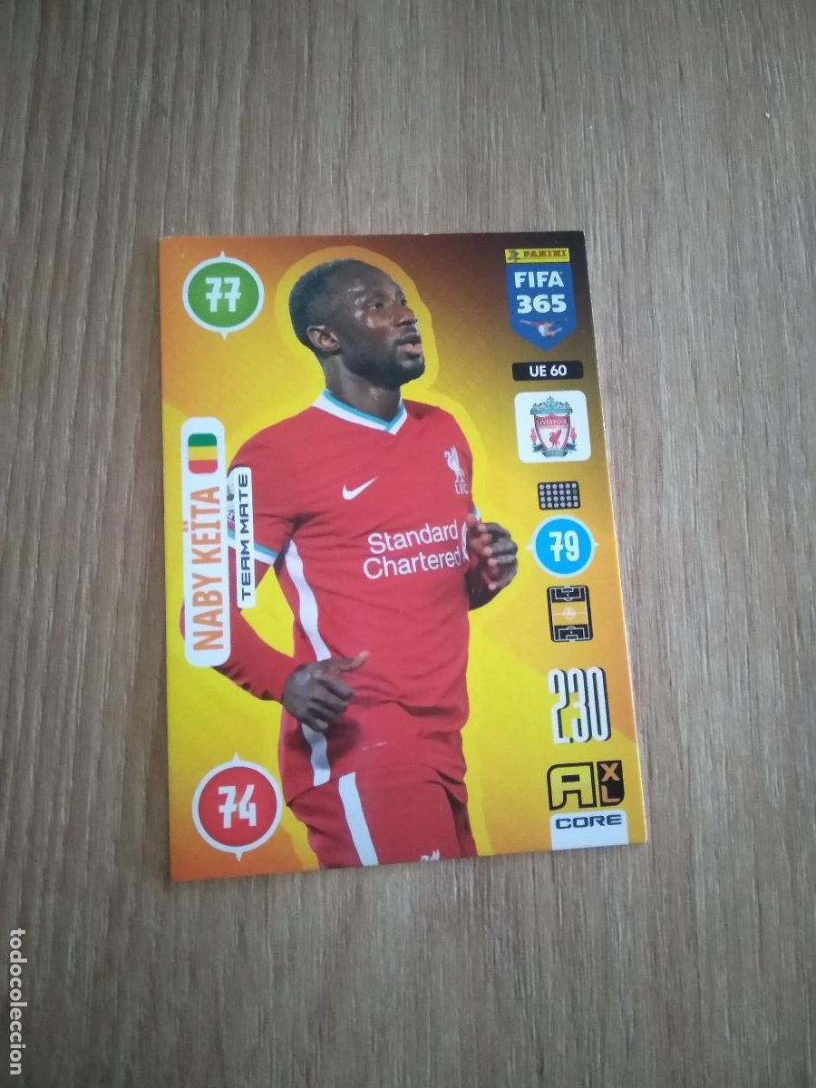 Cromos de F&uacute;tbol: UE 60 NABY KEITA LIVERPOOL CROMO FUTBOL PANINI ADRENALYN 20-21 FIFA 365 2020-2021