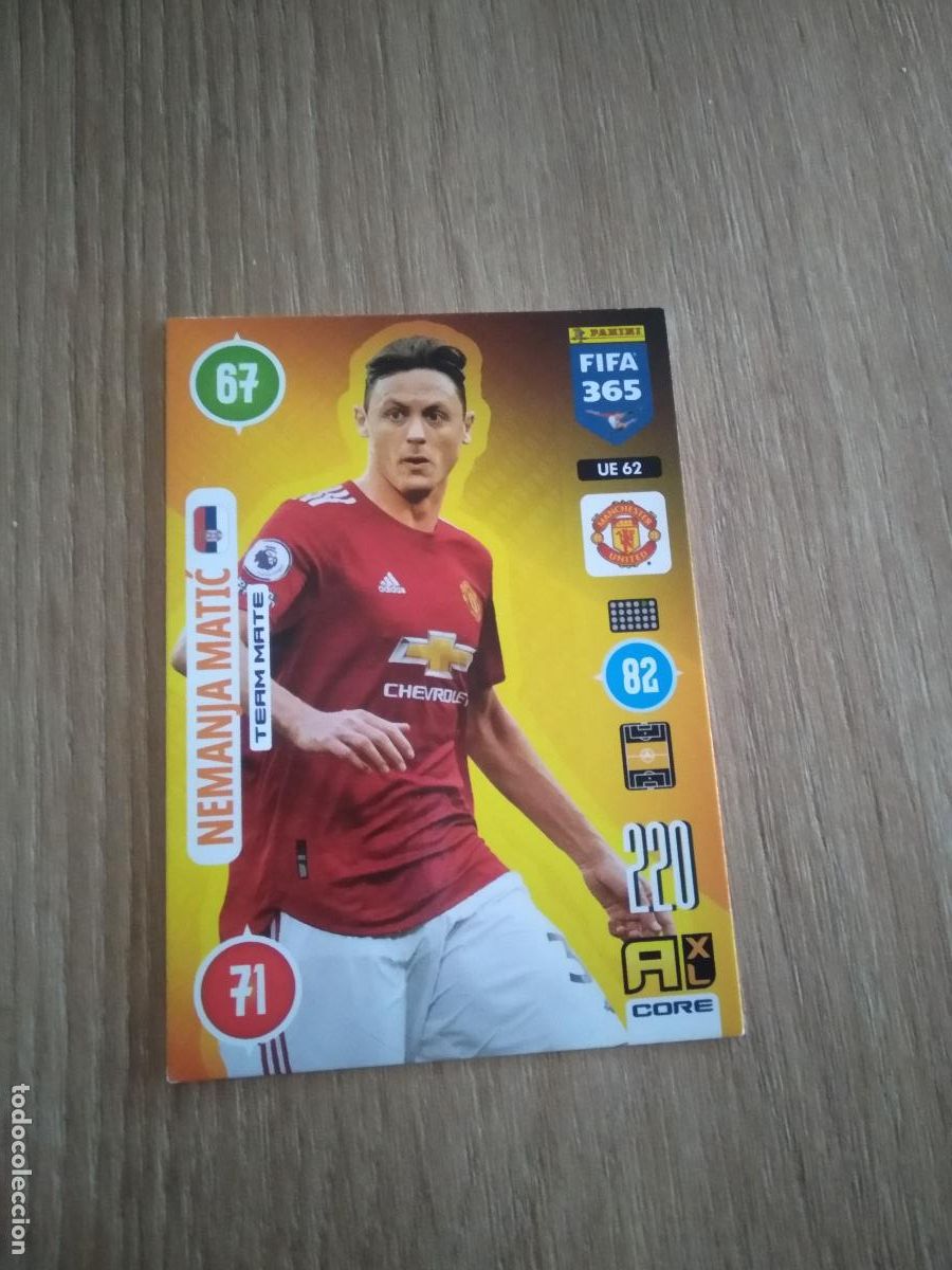 Cromos de F&uacute;tbol: UE 62 MATIC MANCHESTER UNITED CROMO FUTBOL PANINI ADRENALYN 20-21 FIFA 365 2020-2021