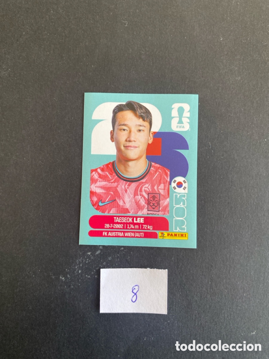 Cromos de F&uacute;tbol: Cromo Kore Mundial 26 N* 8 nuevo