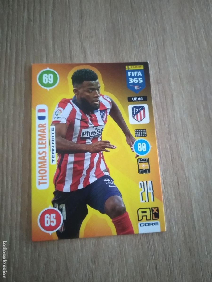 Cromos de F&uacute;tbol: UE 64 LEMAR ATLETICO MADRID CROMO FUTBOL PANINI ADRENALYN 20-21 FIFA 365 2020-2021