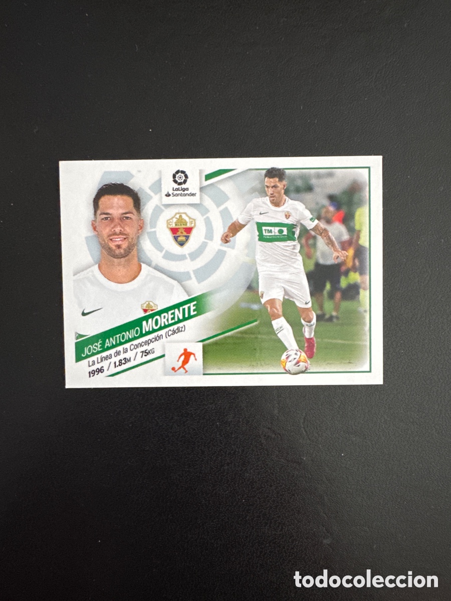 Fu&szlig;ball-Sticker: MORENTE ELCHE N&Uacute;MERO 17 LIGA ESTE 2022 2023