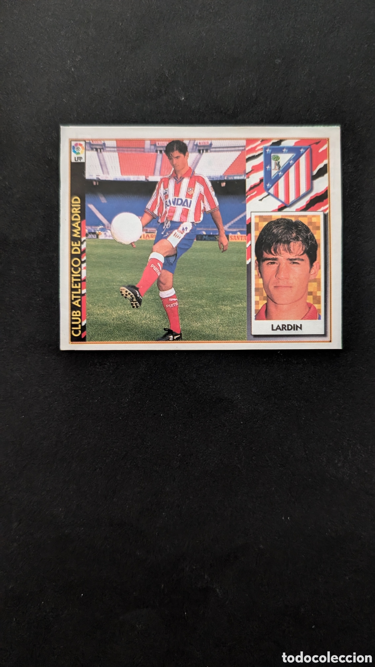 Cartes &agrave; collectionner de Football: LARDIN ATLETICO MADRID FICHAJE 12 VERSION LIGA ESTE 1997/98 97 98 RECORTADO