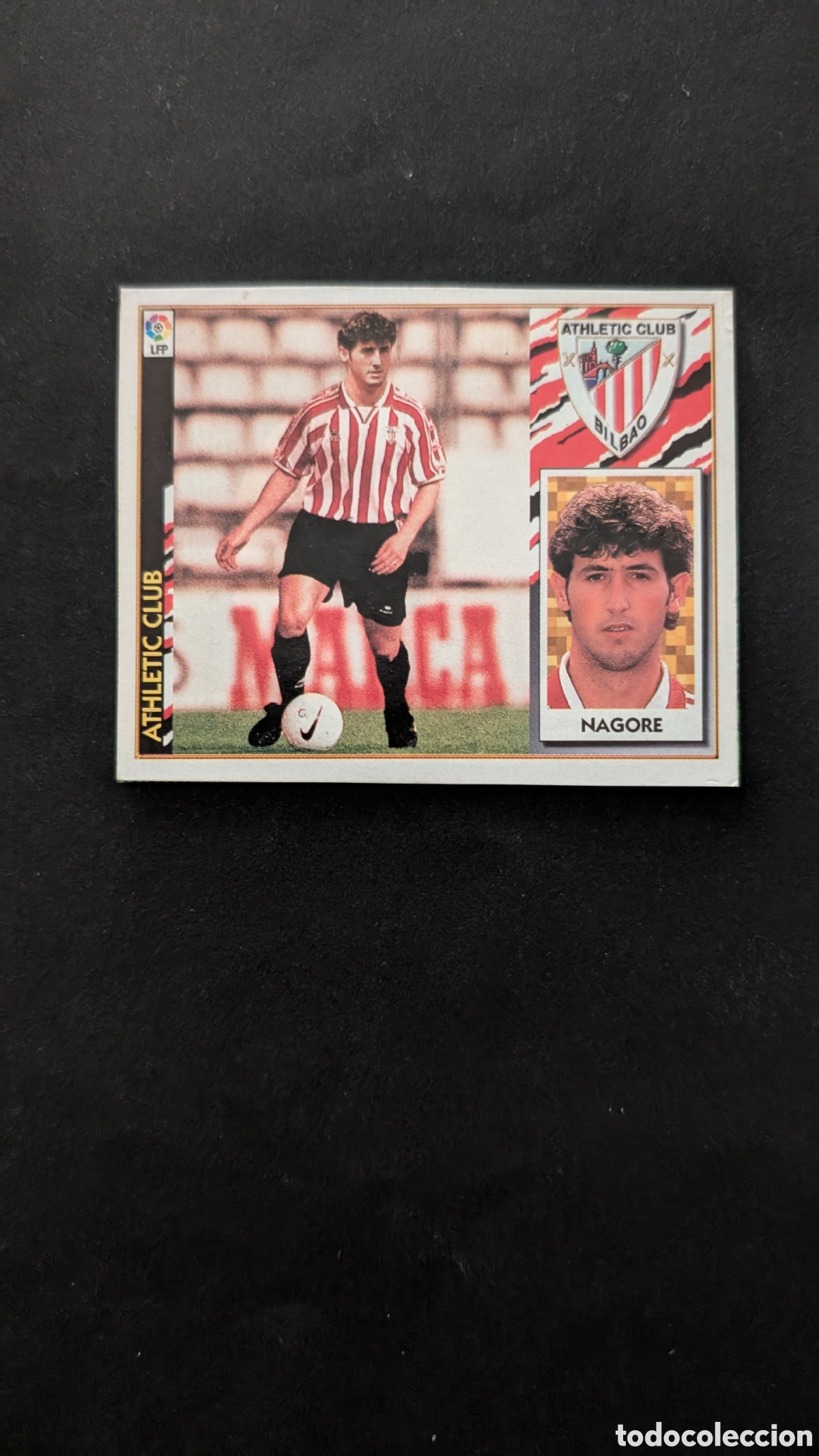 Cromos de F&uacute;tbol: NAGORE BILBAO FICHAJE 25 LIGA ESTE 1997/98 97 98 RECORTADO