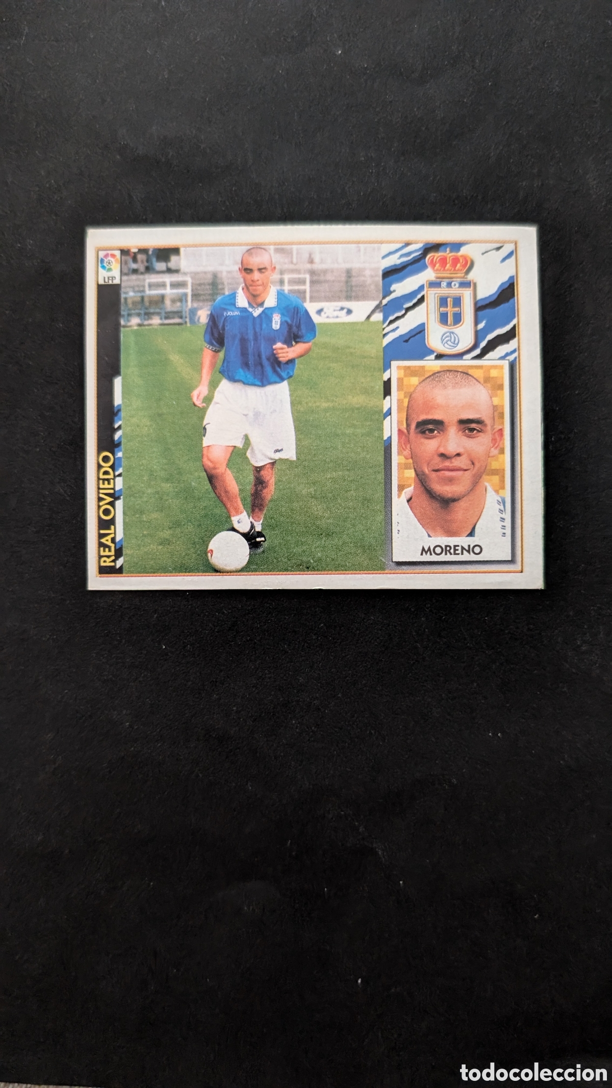 Cromos de F&uacute;tbol: MORENO OVIEDO FICHAJE 35 LIGA ESTE 1997/98 97 98 RECORTADO