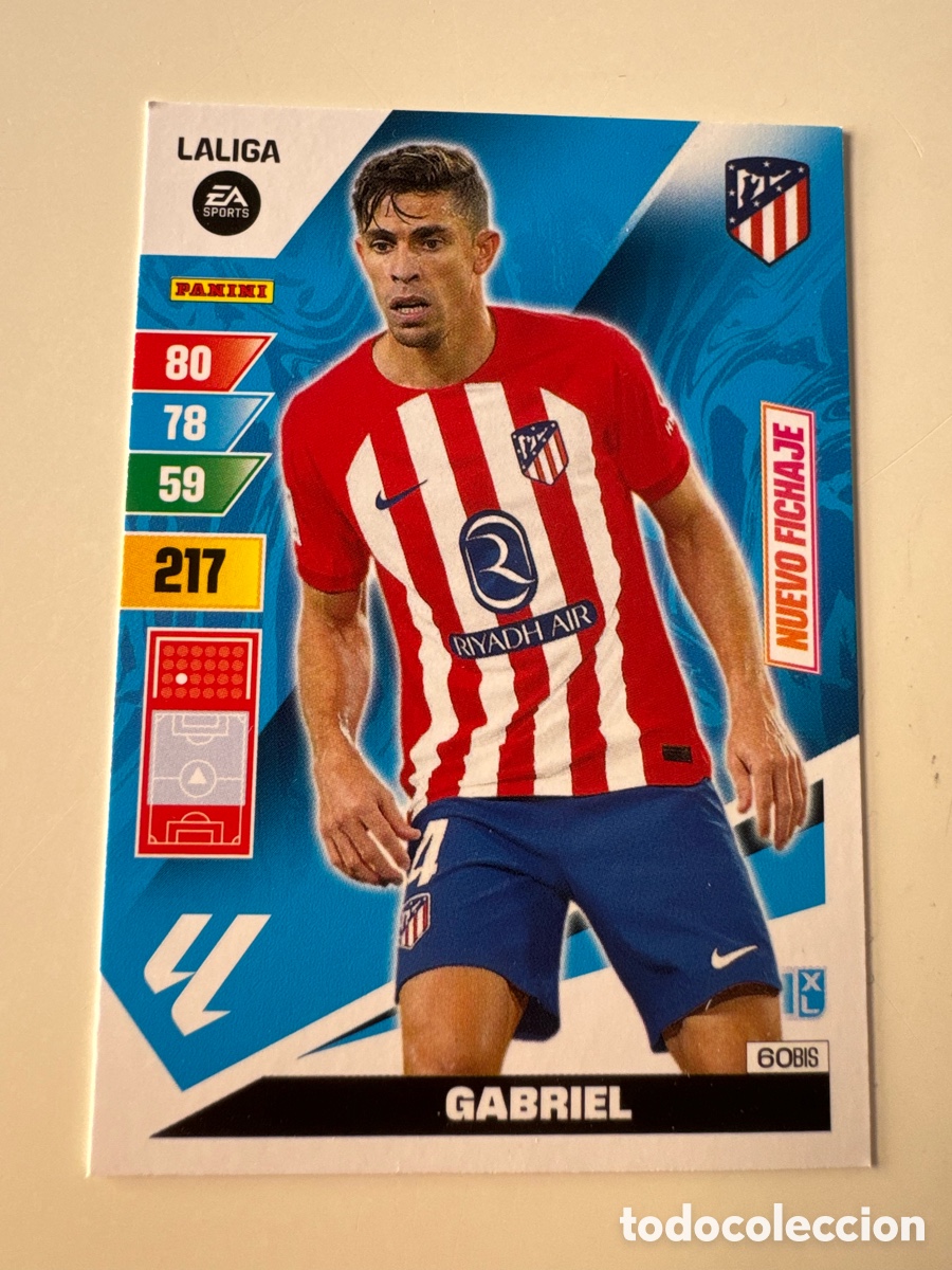 Figurine di Calcio: PANINI ADRENALYN XL La Liga 2023 2024 23 24 Gabriel Paulista Atl&eacute;tico de Madrid N&ordm; 60 BIS