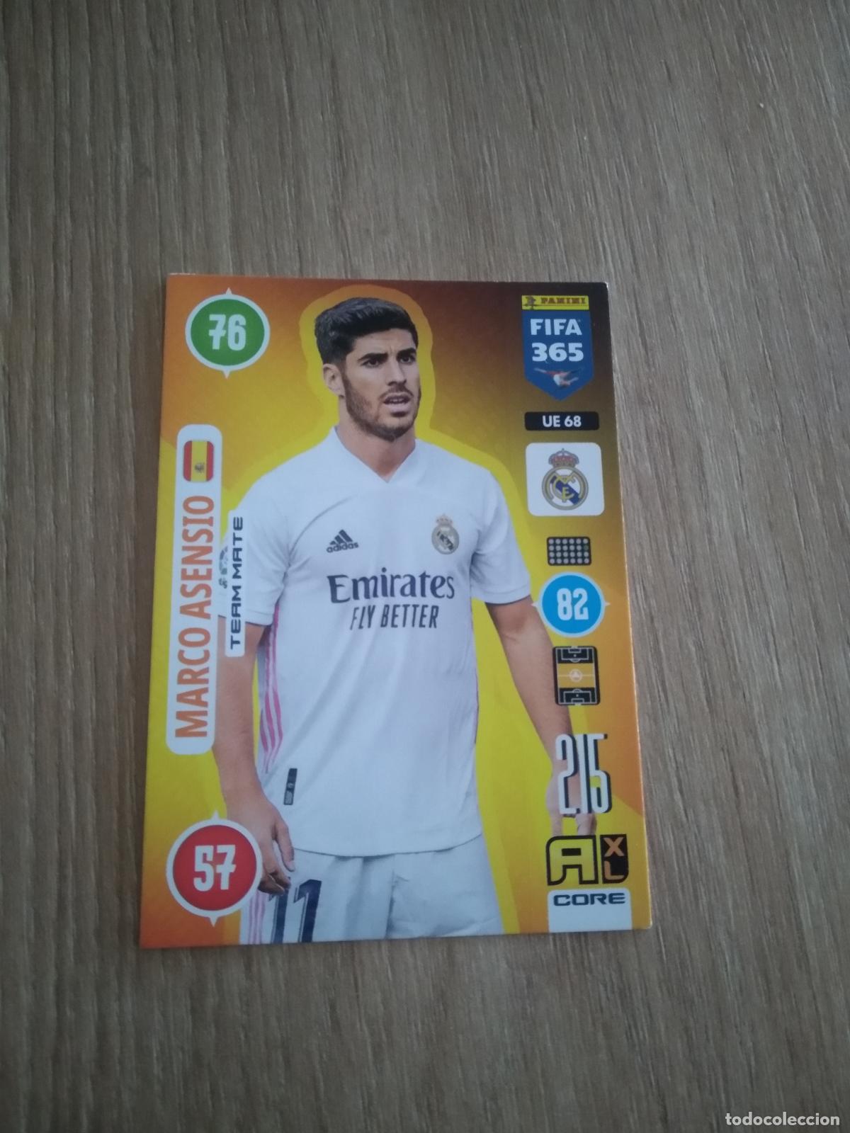 Figurine di Calcio: UE 68 ASENSIO REAL MADRID CROMO FUTBOL PANINI ADRENALYN 20-21 FIFA 365 2020-2021