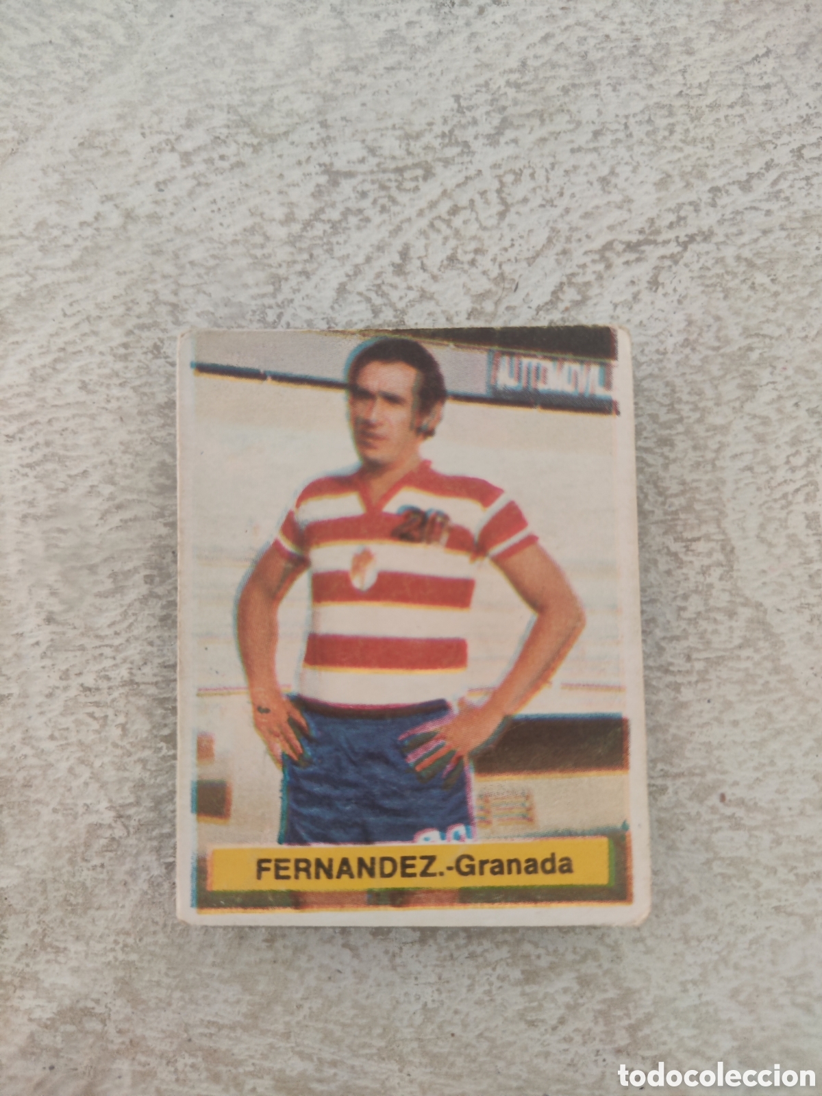 Cartes &agrave; collectionner de Football: Fini 75 76 sin pegar dep&oacute;sito MA Granada Fern&aacute;ndez LEER