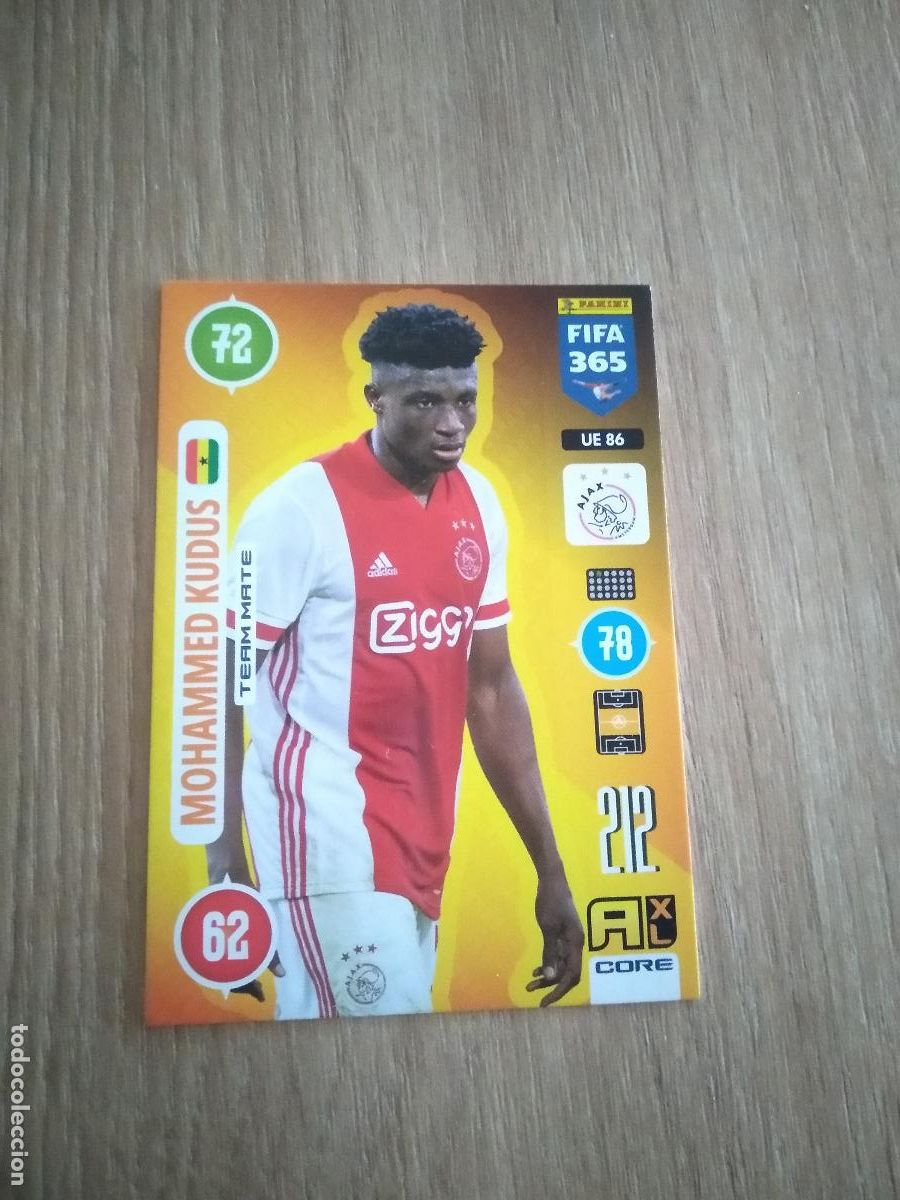 Cartes &agrave; collectionner de Football: UE 86 KUDUS AJAX CROMO FUTBOL PANINI ADRENALYN 20-21 FIFA 365 2020-2021