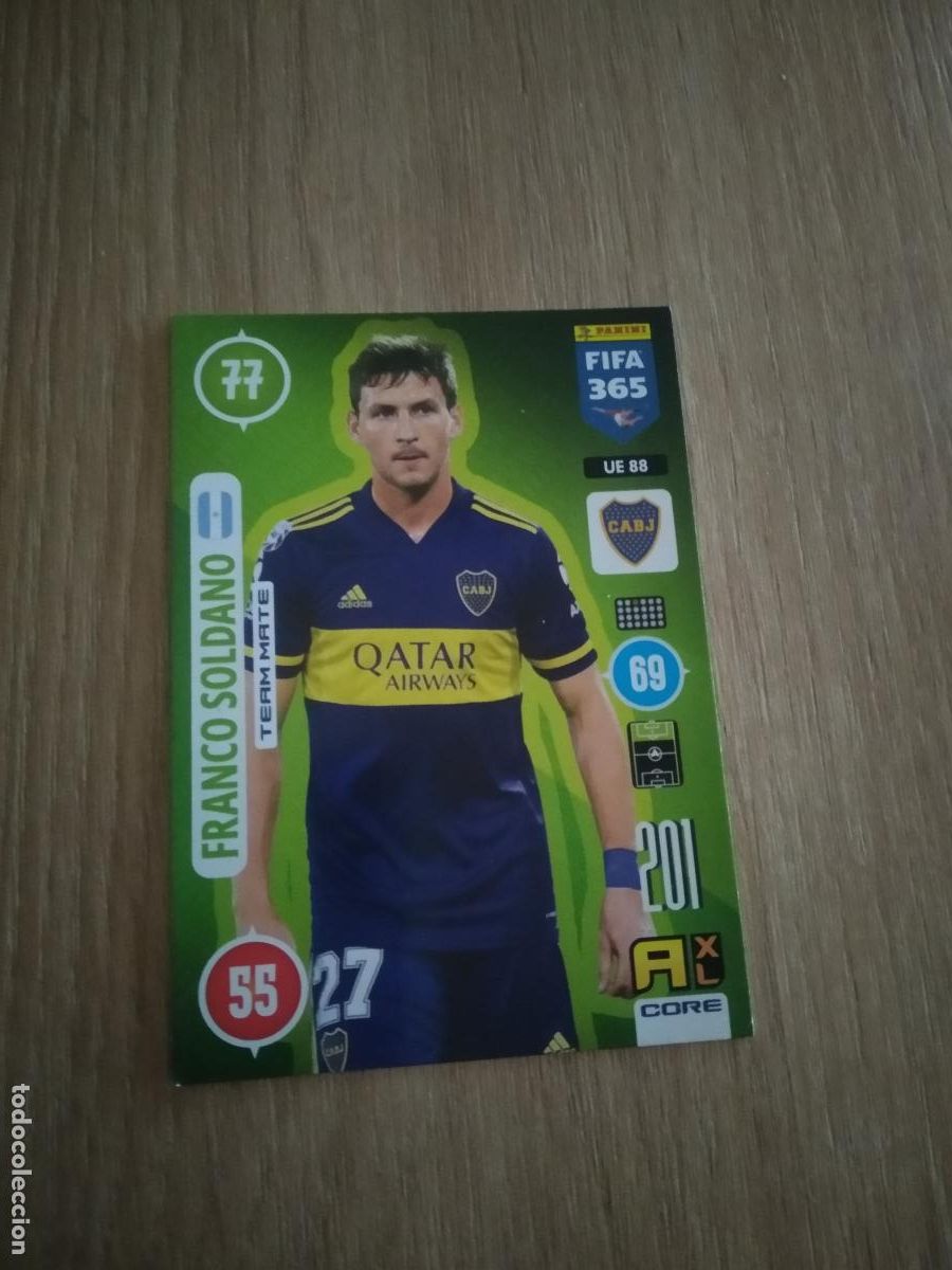 Cartes &agrave; collectionner de Football: UE 88 FRANCO SOLDANO BOCA JUNIORS CROMO FUTBOL PANINI ADRENALYN 20-21 FIFA 365 2020-2021