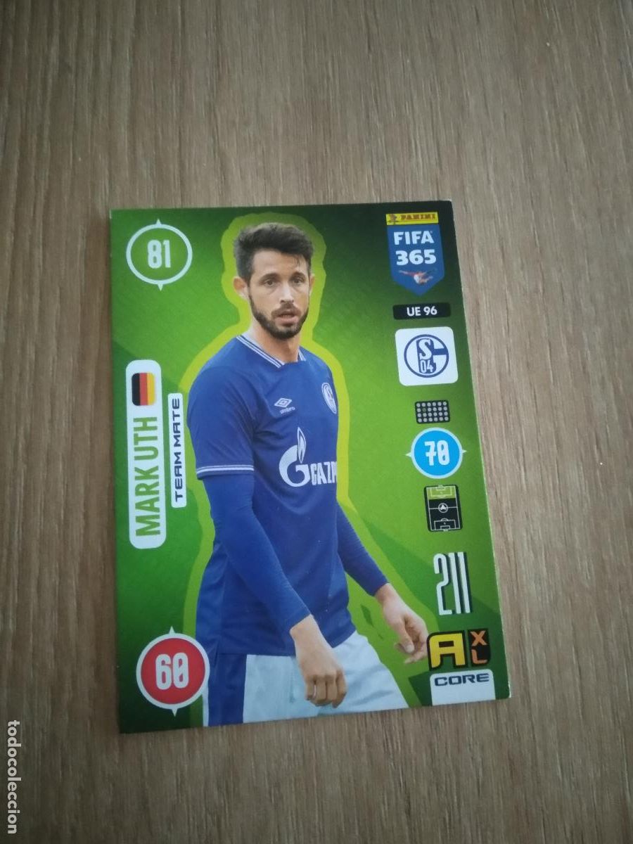 Cromos de F&uacute;tbol: UE 96 MARK UTH SCHALKE 04 CROMO FUTBOL PANINI ADRENALYN 20-21 FIFA 365 2020-2021