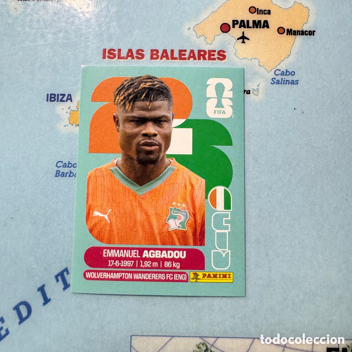 Cromos de F&uacute;tbol: Costa de Marfil n&uacute;mero 8 cromo panini Mundial Fifa World Cup 2026