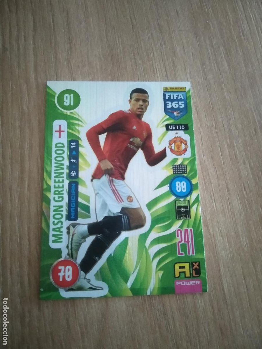 Cromos de F&uacute;tbol: UE 110 GREENWOOD MANCHESTER UNITED CROMO FUTBOL PANINI ADRENALYN 20-21 FIFA 365 2020-2021