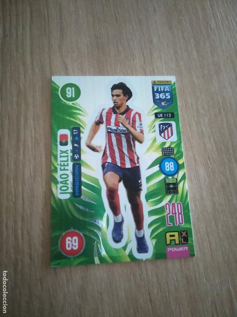 Cromos de F&uacute;tbol: UE 112 JOAO FELIX ATLETICO DE MADRID CROMO FUTBOL PANINI ADRENALYN 20-21 FIFA 365 2020-2021
