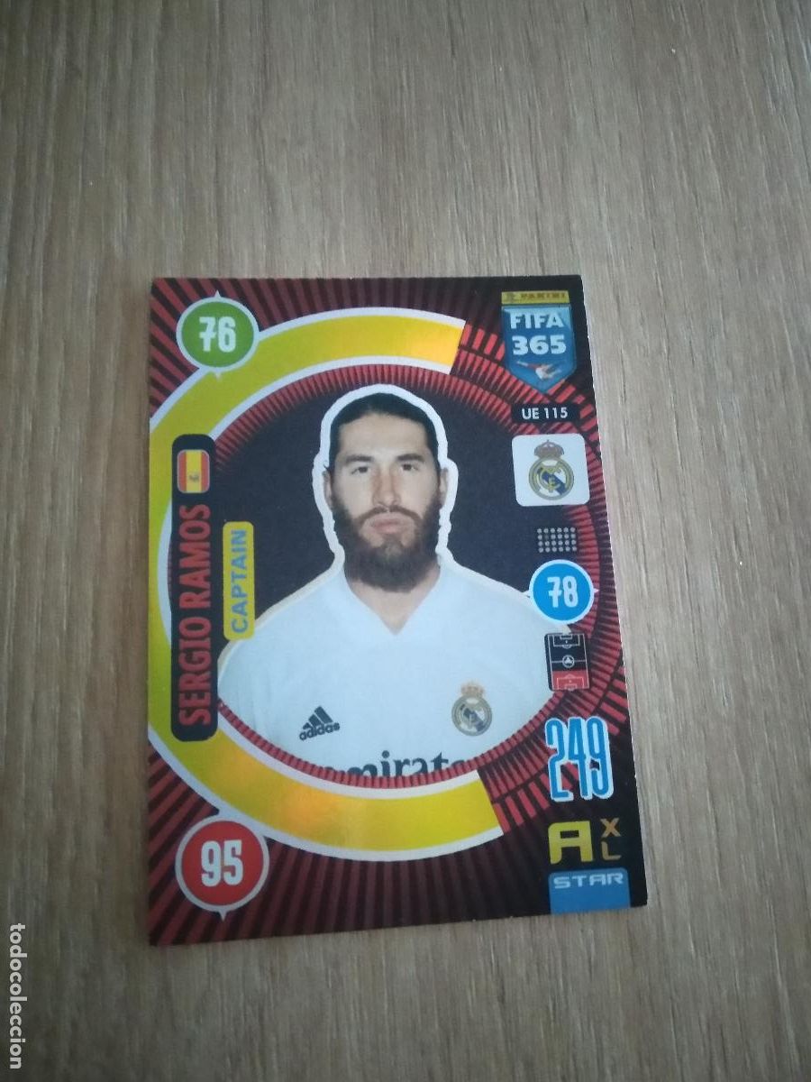 Cromos de F&uacute;tbol: UE 115 RAMOS REAL MADRID CROMO FUTBOL PANINI ADRENALYN 20-21 FIFA 365 2020-2021