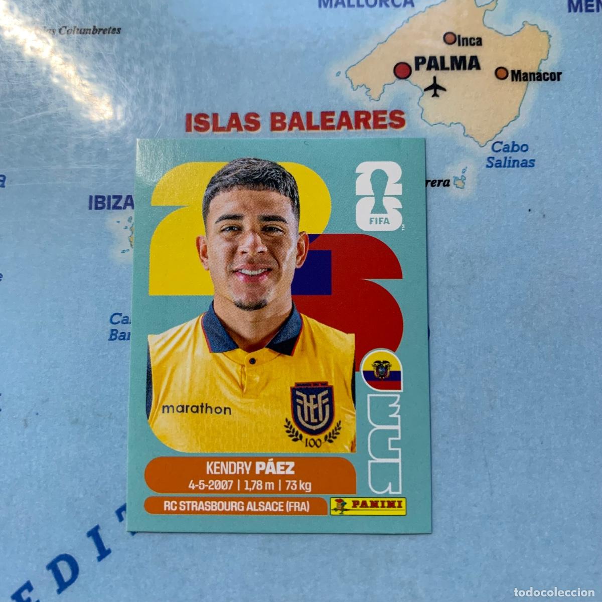 Fu&szlig;ball-Sticker: Ecuador n&uacute;mero 11 cromo panini Mundial Fifa World Cup 2026