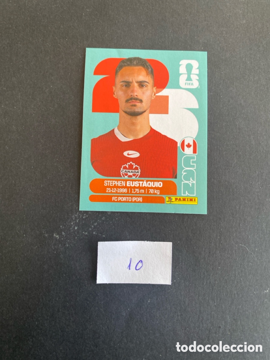 Cromos de F&uacute;tbol: Cromo Canada Mundial 26 N* 10 nuevo