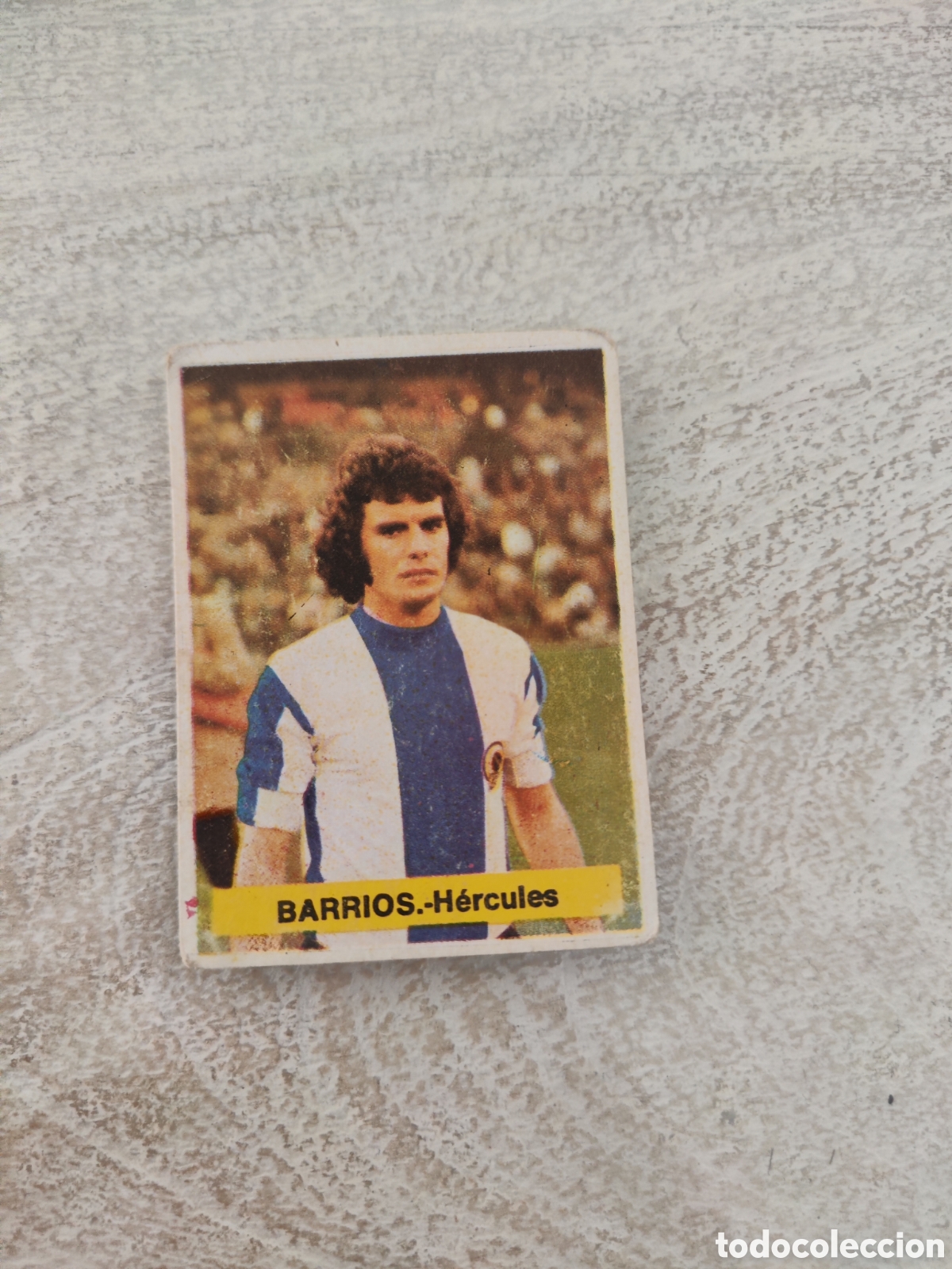 Fu&szlig;ball-Sticker: Fini 75 76 sin pegar dep&oacute;sito MA H&eacute;rcules Barrios LEER