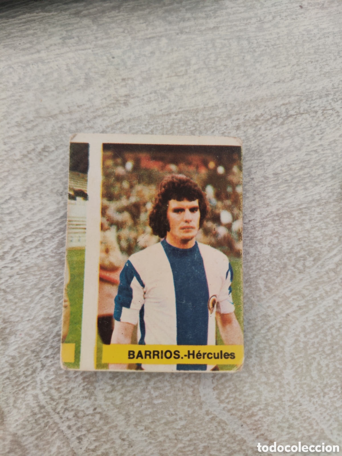 Fu&szlig;ball-Sticker: Fini 75 76 sin pegar dep&oacute;sito MA H&eacute;rcules Barrios LEER