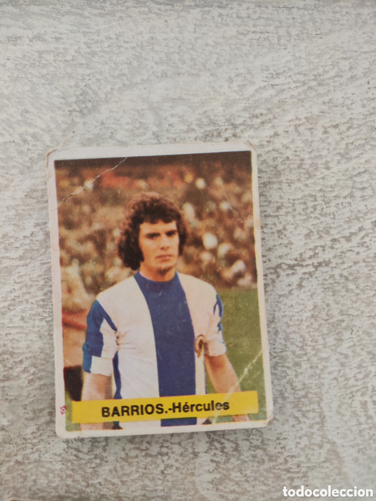 Fu&szlig;ball-Sticker: Fini 75 76 sin pegar dep&oacute;sito MA H&eacute;rcules Barrios LEER