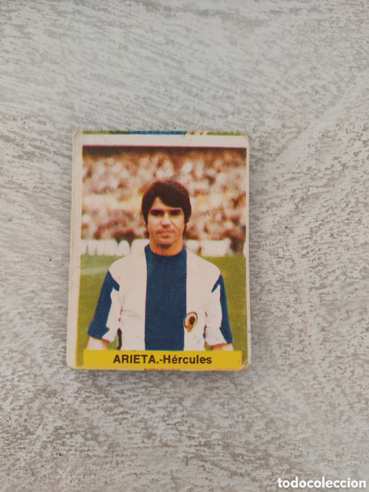 Fu&szlig;ball-Sticker: Fini 75 76 sin pegar dep&oacute;sito MA H&eacute;rcules Arieta LEER