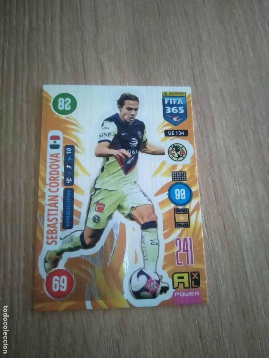 Fu&szlig;ball-Sticker: UE 134 SEBASTIAN CORDOVA CLUB AMERICA CROMO FUTBOL PANINI ADRENALYN 20-21 FIFA 365 2020-2021