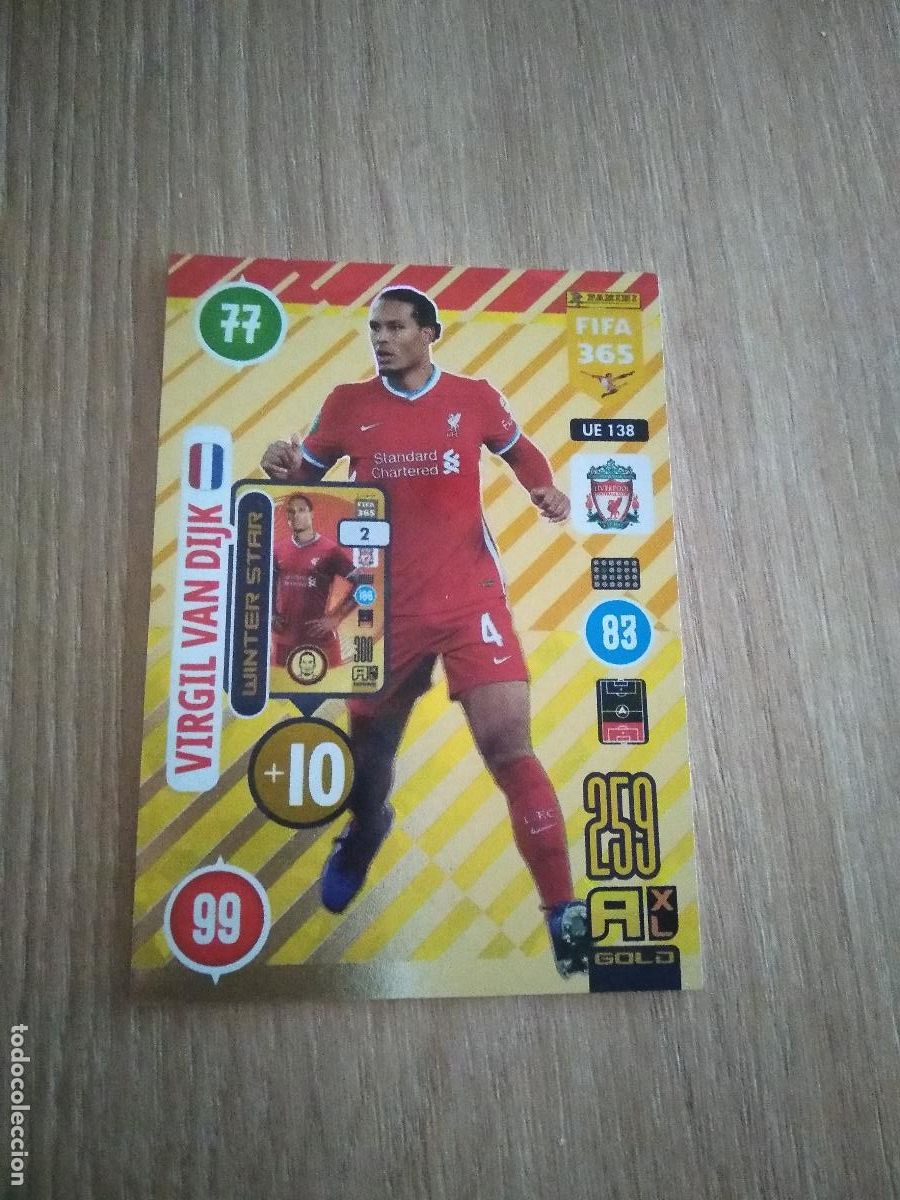 Cromos de F&uacute;tbol: UE 138 VAN DIJK LIVERPOOL CROMO FUTBOL PANINI ADRENALYN 20-21 FIFA 365 2020-2021