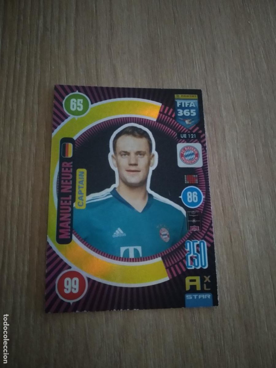 Cromos de F&uacute;tbol: UE 121 NEUER BAYERN MUNICH CROMO FUTBOL PANINI ADRENALYN 20-21 FIFA 365 2020-2021