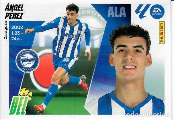 Cromos de F&uacute;tbol: CROMO PANINI LIGA ESTE 2025-26 (25 - 26) - MERCADO DE INVIERNO N&ordm; 1 - &Aacute;NGEL P&Eacute;REZ - ALAV&Eacute;S