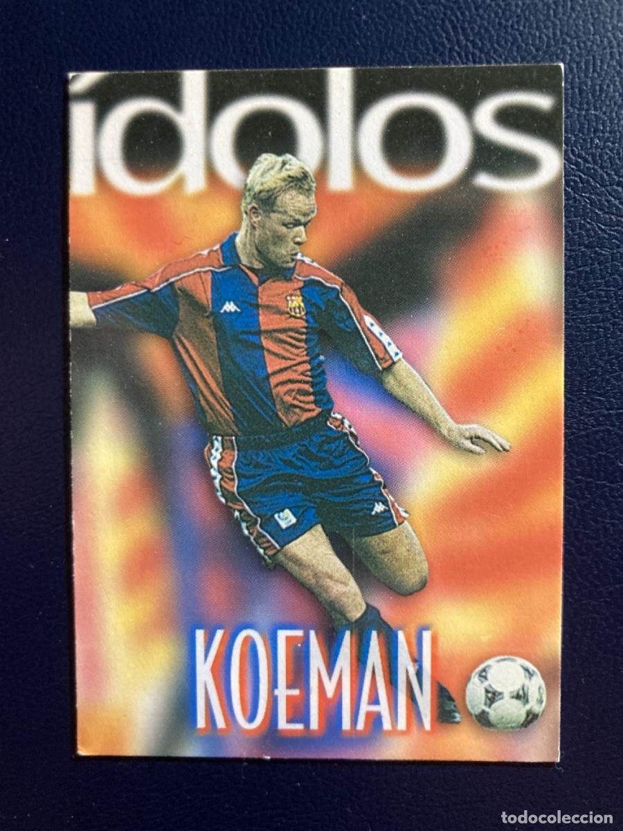 Cromos de F&uacute;tbol: 149 KOEMAN IDOLOS CROMO 100 A&Ntilde;OS BARCELONA 98-99 CENTENARIO CARDS PANINI 1998-1999 BAR&Ccedil;A