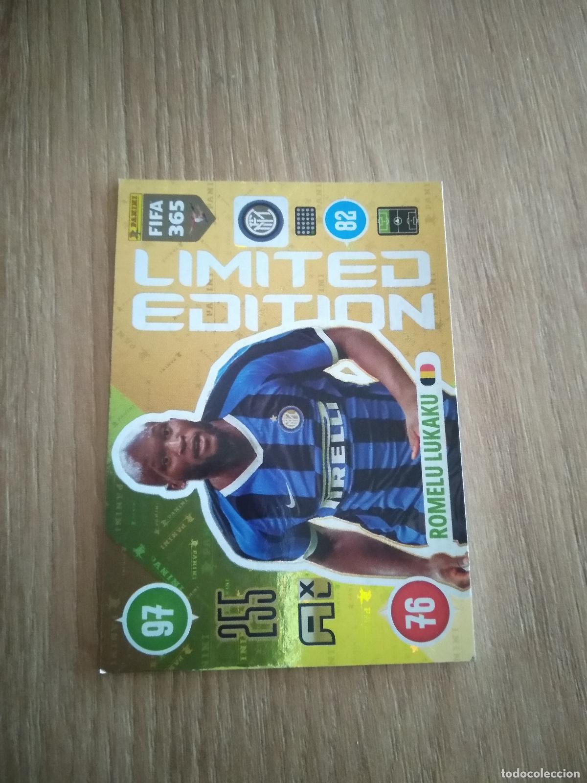 Cromos de F&uacute;tbol: LUKAKU INTER MILAN EDICION LIMITADA CROMO FUTBOL PANINI ADRENALYN 20-21 FIFA 365 2020-2021