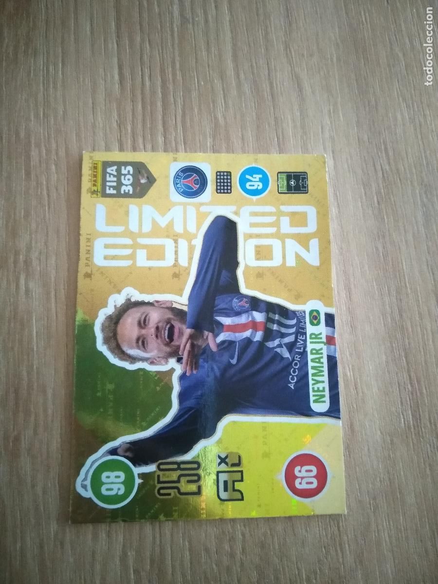 Cromos de F&uacute;tbol: NEYMAR PARIS SAINT GERMAIN EDICION LIMITADA CROMO FUTBOL PANINI ADRENALYN 20-21 FIFA 365 2020-2021