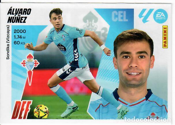 Cromos de F&uacute;tbol: CROMO PANINI LIGA ESTE 2025-26 (25 - 26) - MERCADO DE INVIERNO N&ordm; 9 - &Aacute;LVARO N&Uacute;&Ntilde;EZ - CELTA