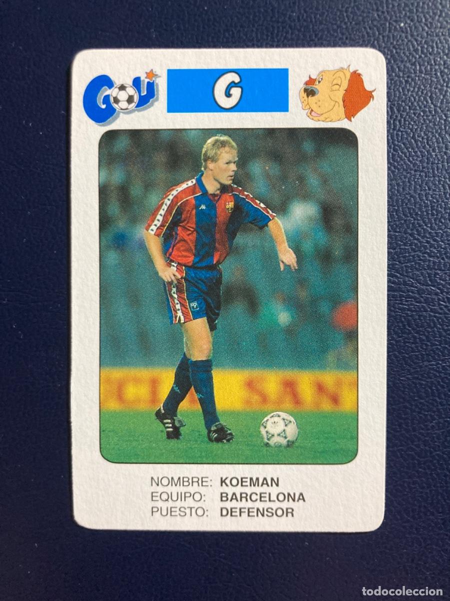 Cromos de F&uacute;tbol: RONALD KOEMAN BARCELONA BAR&Ccedil;A GOLI HERACLIO FOURNIER 1992-1993 LIGA 92-93