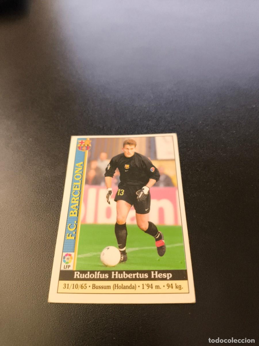 Cromos de F&uacute;tbol: 3 Hesp BARCELONA MUNDICROMO FICHAS LIGA 1999 2000 99 00 NO PANINI ESTE
