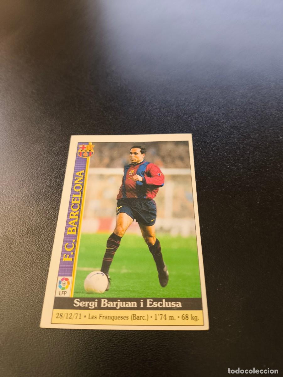 Cromos de F&uacute;tbol: 5 Sergi BARCELONA MUNDICROMO FICHAS LIGA 1999 2000 99 00 NO PANINI ESTE